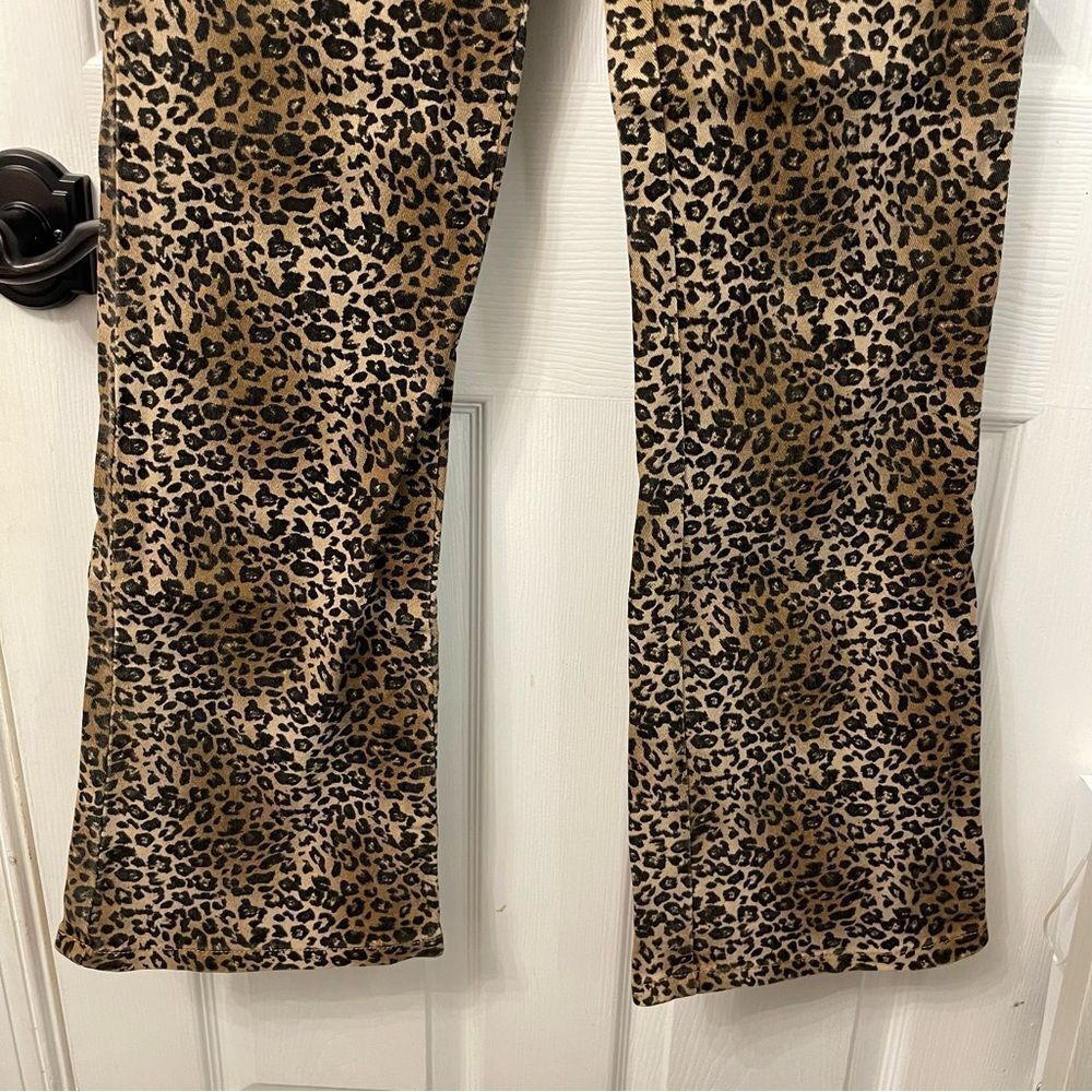 Leopard Print Matching Vest + Boot Cut Pants Set … - image 10